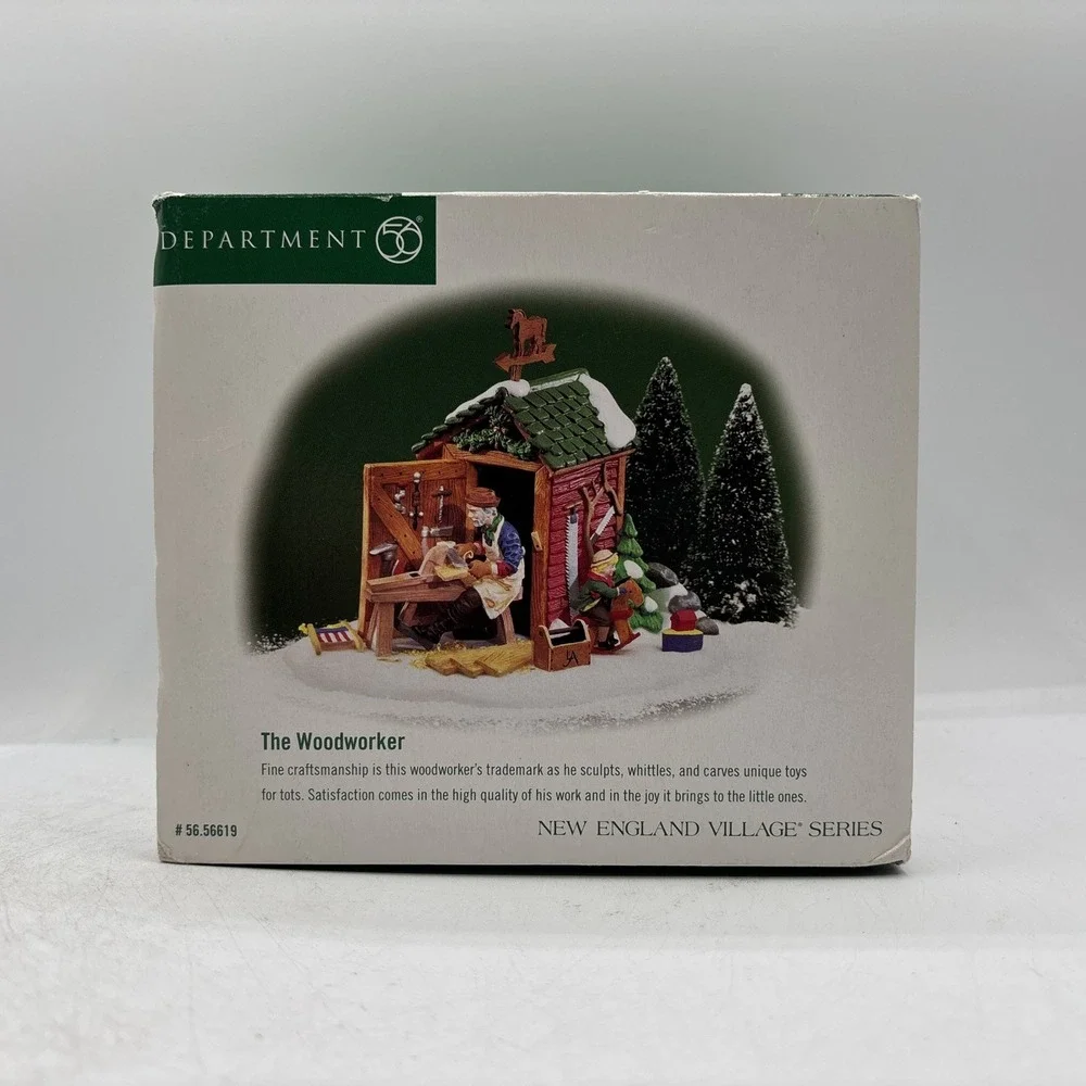 Department 56 1999 HVC New England Village The Woodworker 56.56619 Vintage